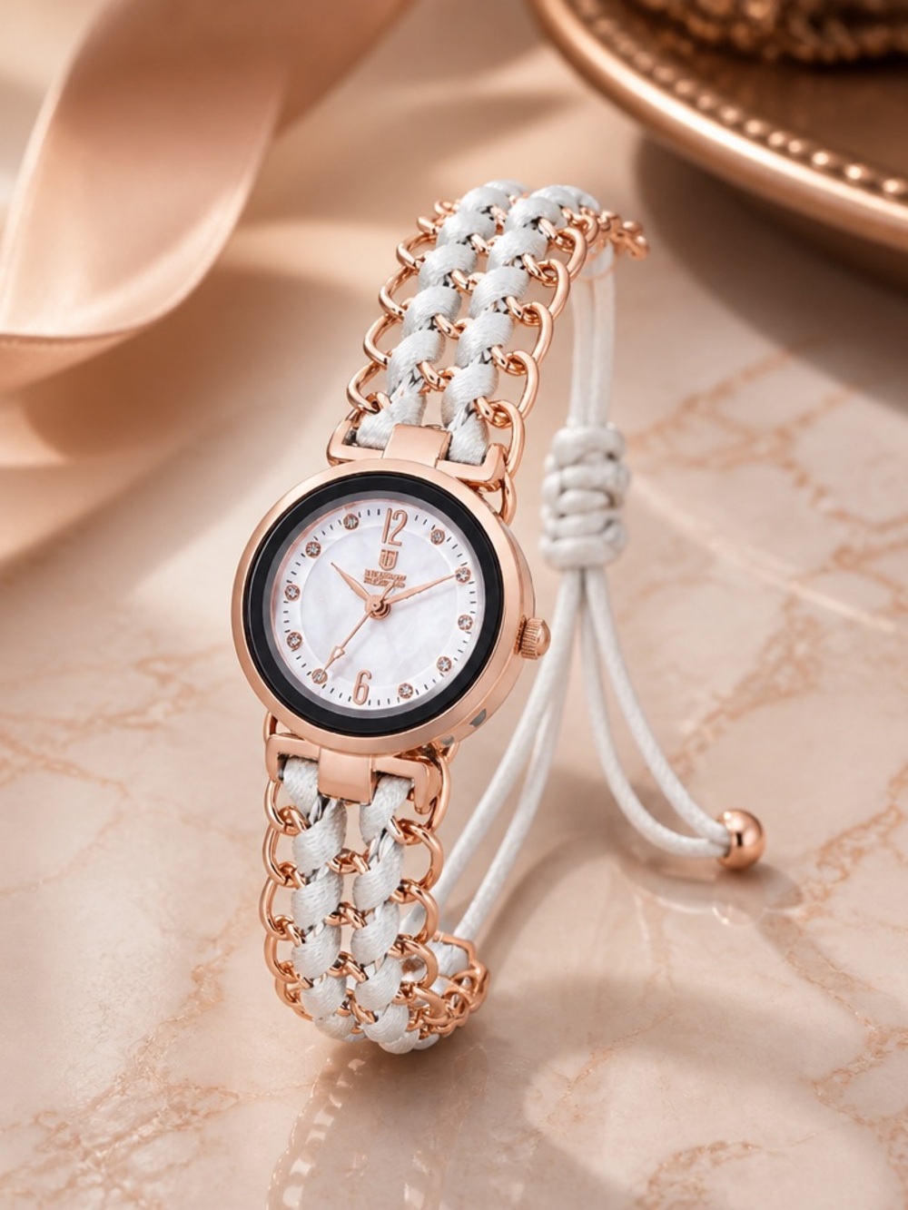 Montres prestige woman’s watch 25mm with the pull tighten rope to secure!! $129